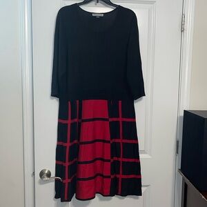 EUC | Danny and Nicole Fit and Flare Dress | 2x